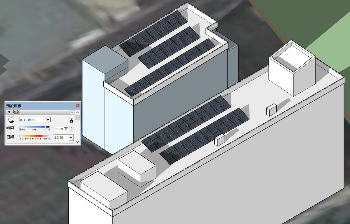 太陽能系統3D模擬